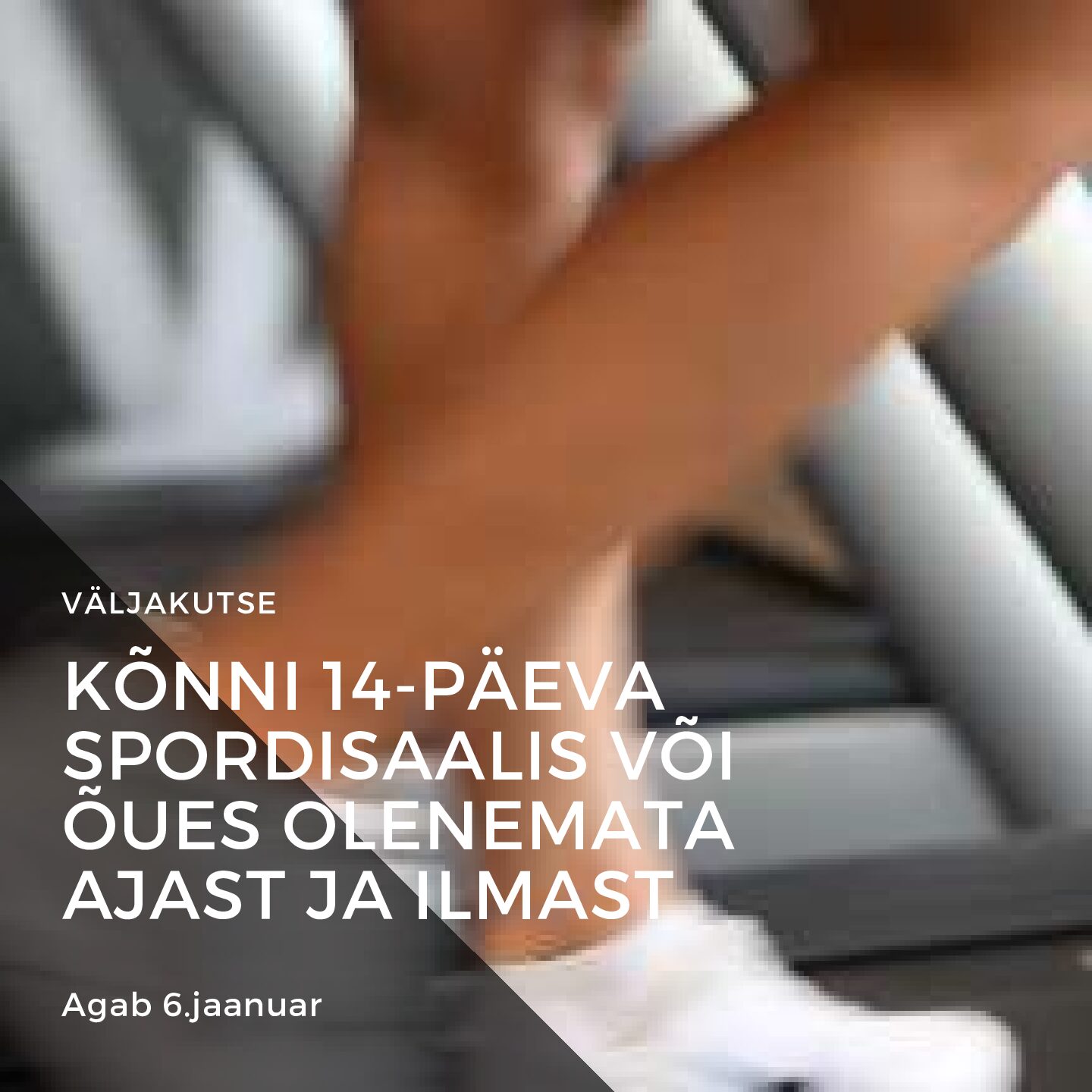 Kõnni 14-päeva väljakutse algab 06.01.2025